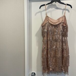 Sparkly tinsel dress size L